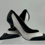 Ladies Brogue Shoes with Heel - Size 4 uk