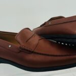 TODDS Mans - Tan - Rubber Pebble Penny Casual Slip on.s s - Size 7 UK
