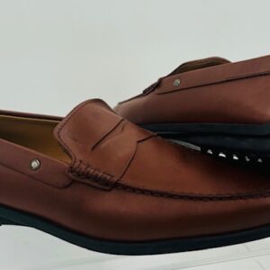 TODDS Mans - Tan - Rubber Pebble Penny Casual Slip on.s s - Size 7 UK