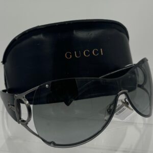GUCCI BLK & GUNMTL
